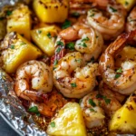 Honey Garlic Shrimp & Pineapple Foil Packets