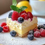Italian Lemon Ricotta Tart with Fresh Berries