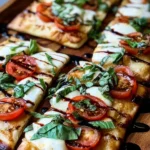 Margherita Flatbread with Balsamic Drizzle