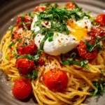 Roasted Tomato & Burrata Basil Pasta