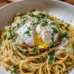 Cacio e Pepe with Burrata & Roasted Garlic